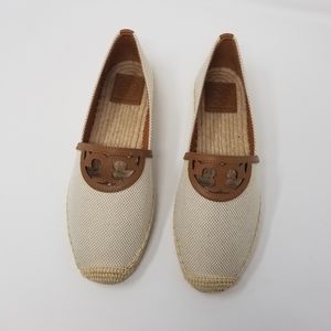 Tory Burch | Sidney Espadrille Luggage Canvas